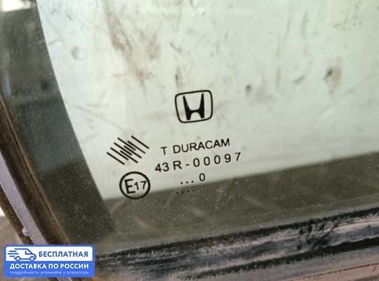 Стекло (форточка) боковой двери на Honda Civic VIII (4D, 5D)