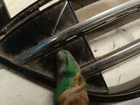 купить Решетка (заглушка) бампера на Volkswagen Touareg II (7P)