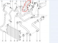 купить Патрубок охлаждения ДВС на Renault Scenic II