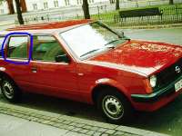 купить Стекло боковое Opel Kadett D на Opel Kadett E