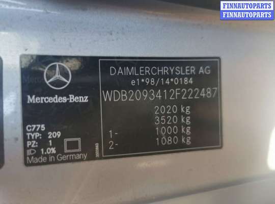 Датчик уровня топлива на Mercedes-Benz CLK (W209)