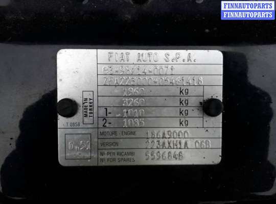 Ручка двери внутренняя на Fiat Doblo I (223)